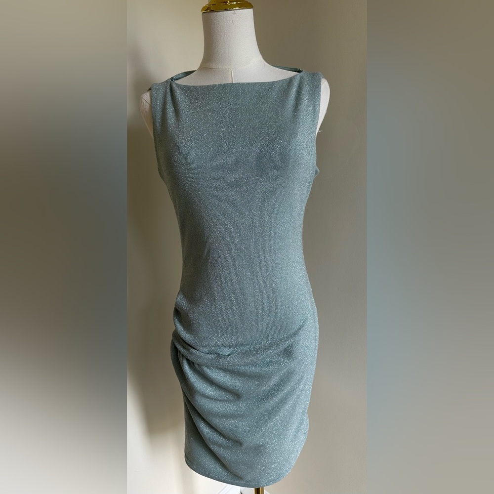 NWT Zara Sleeveless Blue Dress - Large